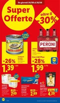 Anteprima del volantino ANTICHI MAESTRI Grana Padano DOP a cubetti, Stagionato oltre 14 mesi 300 g confezione valido a partire dal 20/08/2026 | Pagina: 16