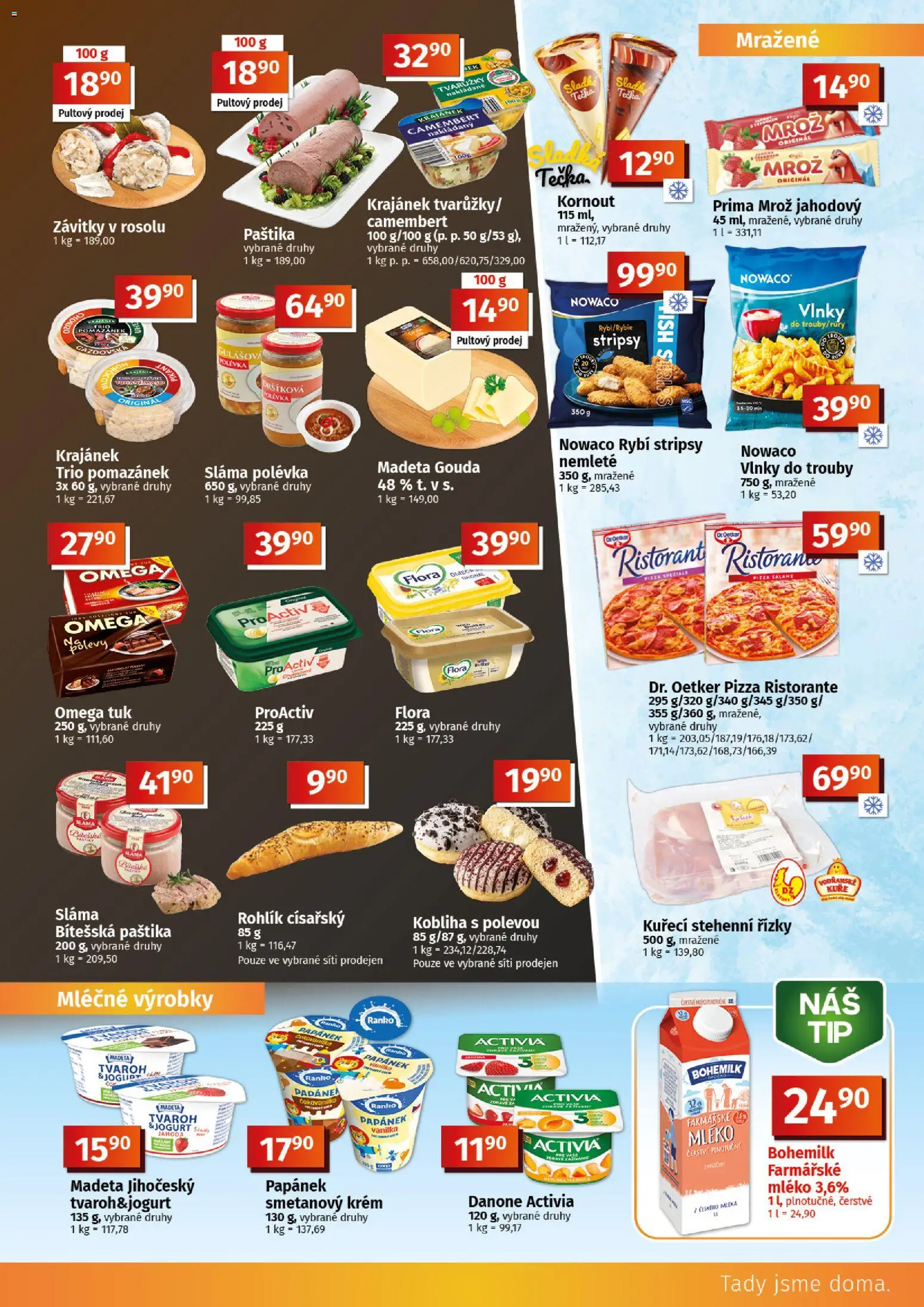 Coop leták - Tuty od 12.08.2026 | Strana: 3 | Produkty: Danone Activia, Řízky, Krém, Kuře