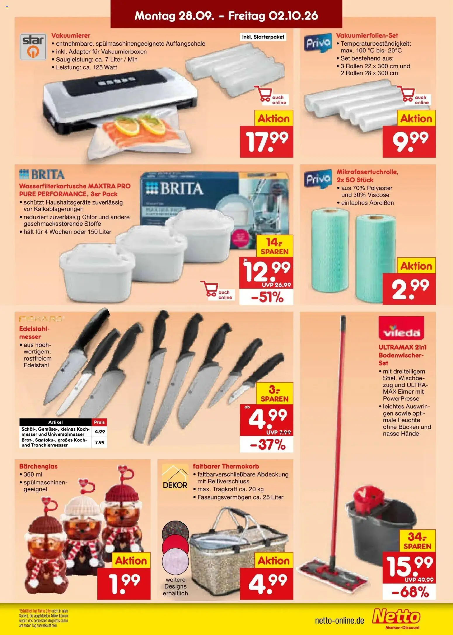 Netto Marken-Discount Prospekt Baesweiler (ab 05.10.2026) » Angebote | Seite: 45