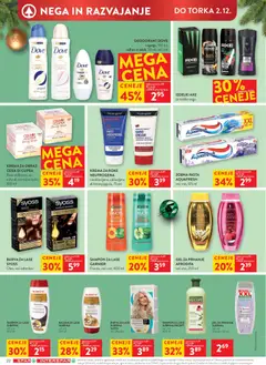 Spar katalog akcije – veljaven od 26.11.2025 | Stran: 29 | Izdelki: Balzam za lase, Zobna pasta, Barva, Krema za obraz