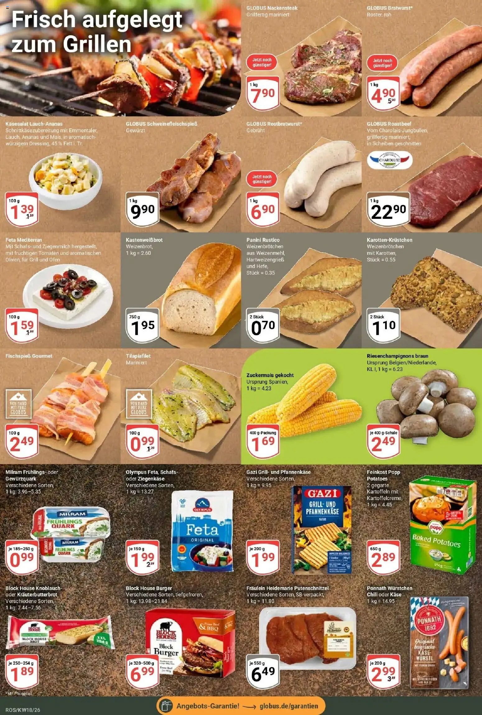 Globus Prospekt Lambrechtshagen	 – gültig ab 27.04.2026 | Seite: 21 | Produkte: Ziegenkäse, Würstl, Kartoffeln, Knoblauch