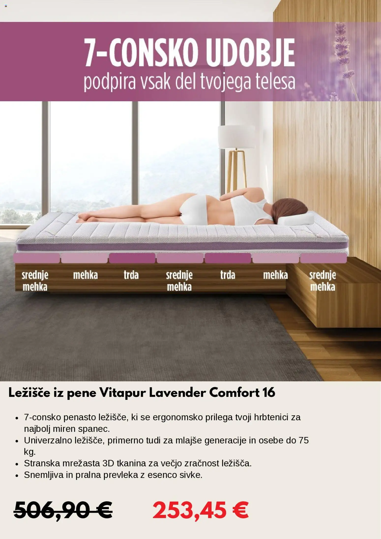 Novi Vitapur katalog ponudbe – veljaven od 18.05.2026 | Stran: 5 | Izdelki: Ležišče, Prevleka