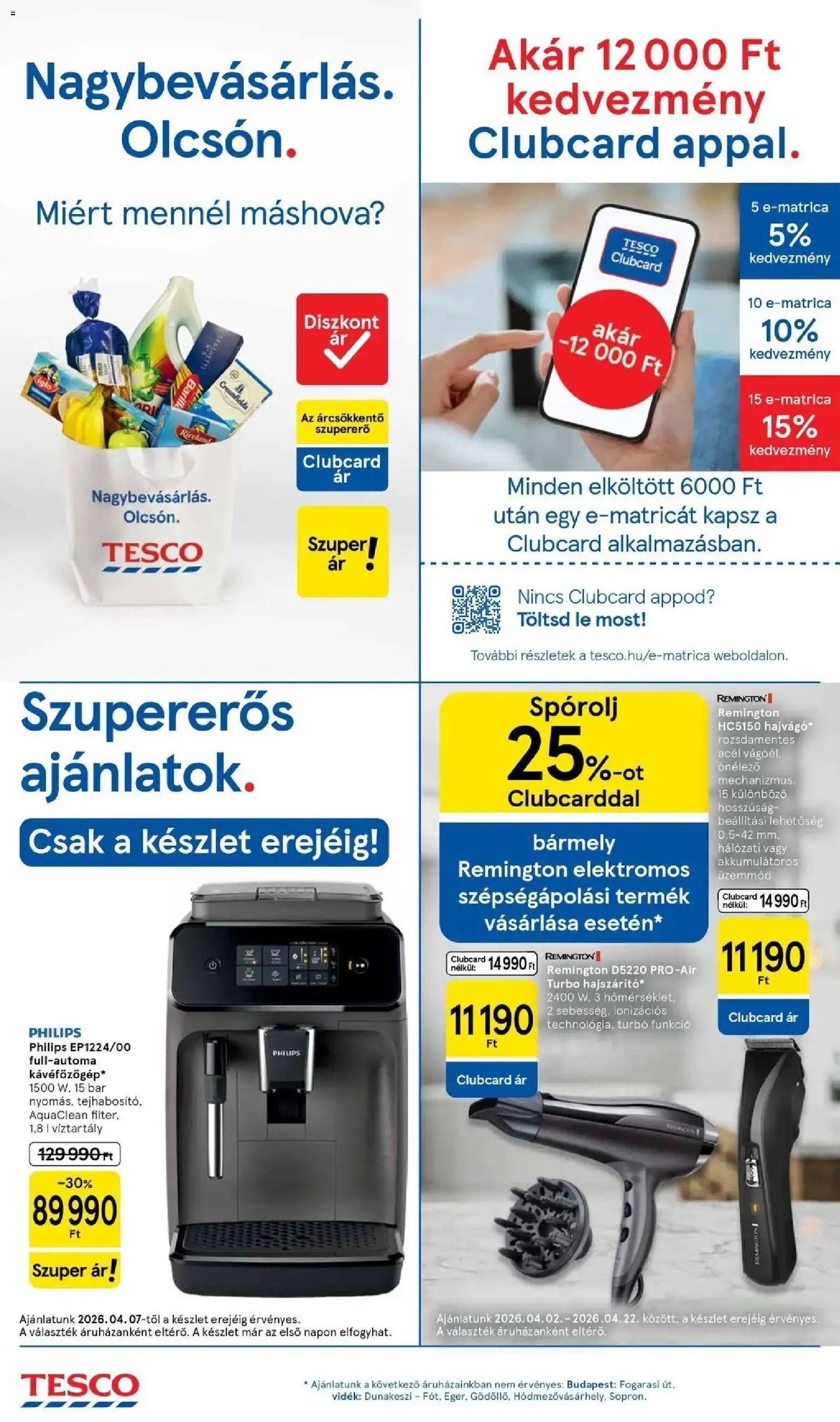 Tesco akciós ujság - amely érvényes a következő dátumtól: 07.04.2026 | Oldal: 16