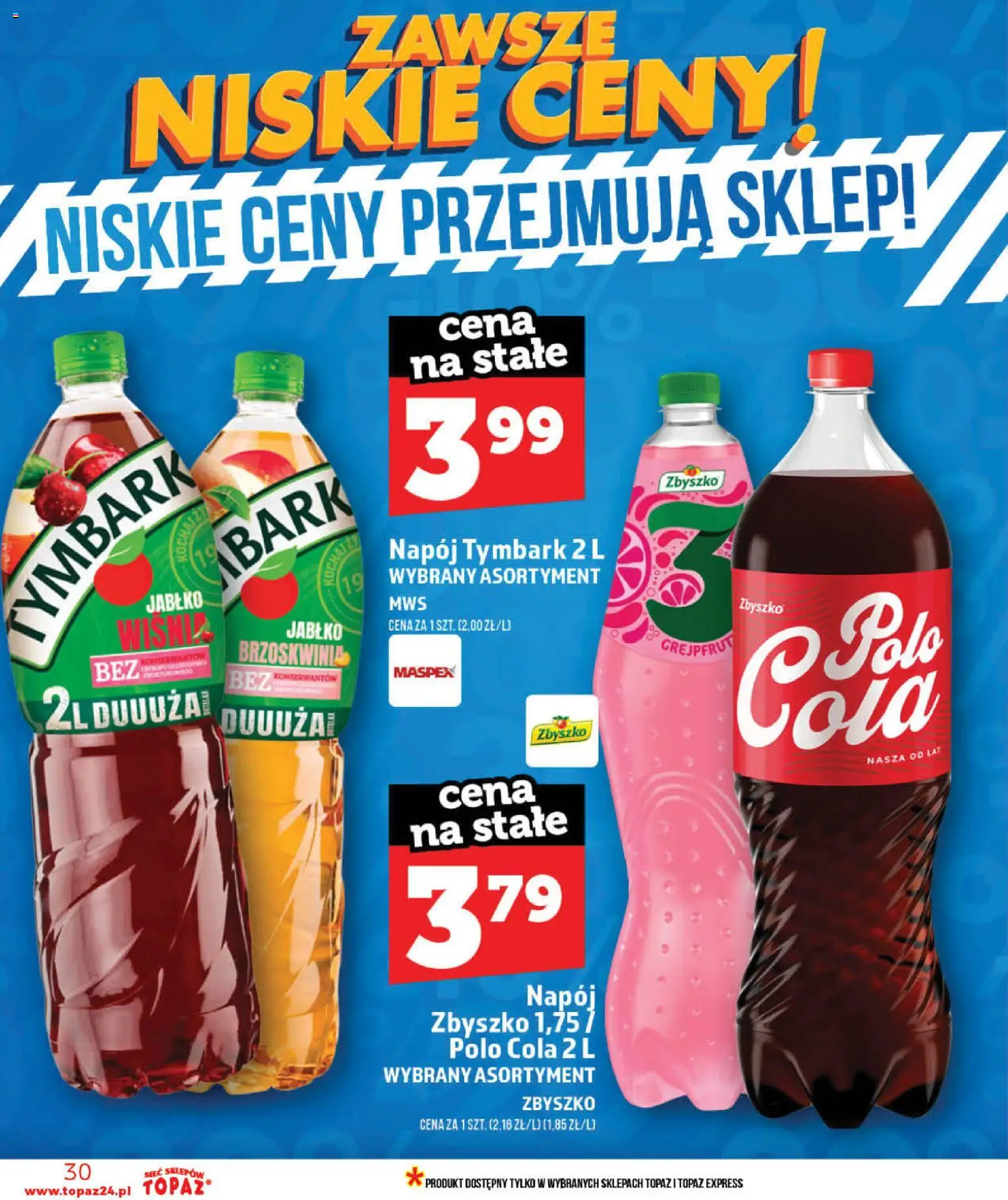 Topaz gazetka - MAZ od 28.05.2026 | Strona: 30 | Produkty: Brzoskwinia, Grejpfrut