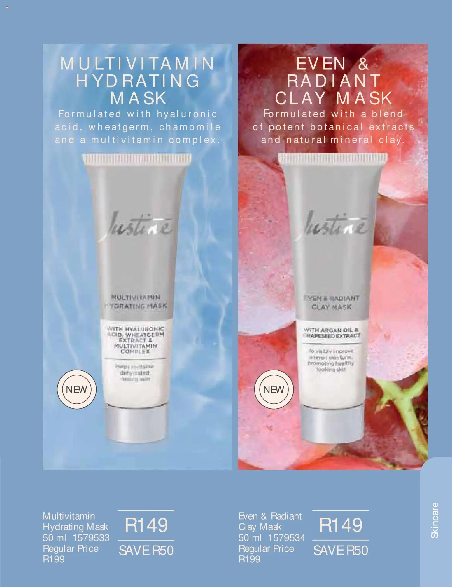 New Justine catalogue – valid from 01/08/2026 | Page: 47 | Products: Mask, Clay