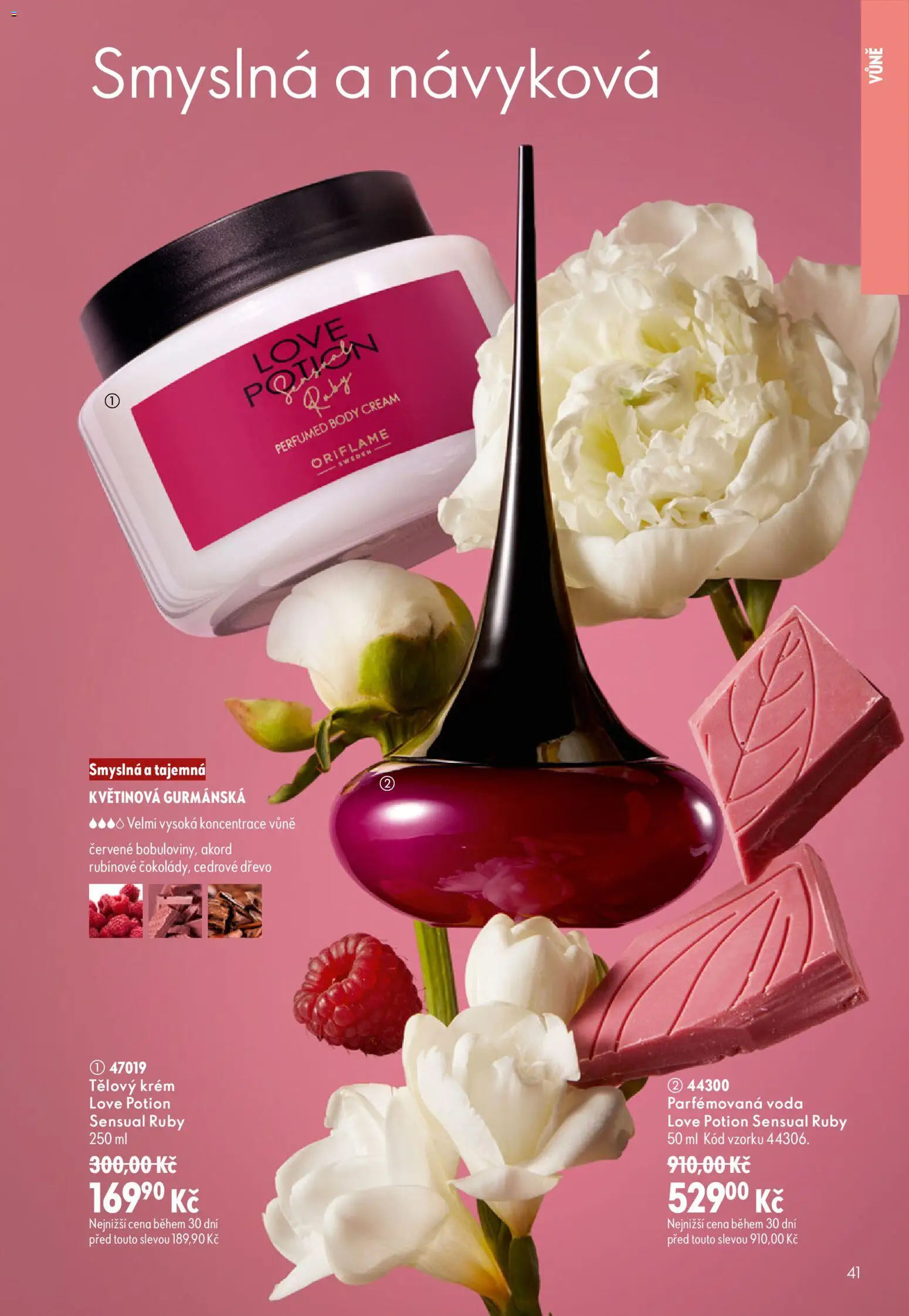 Oriflame katalog č. 13/2026 od 09.09.2026 | Strana: 41 | Produkty: Tělový krém, Voda, Krém, Body