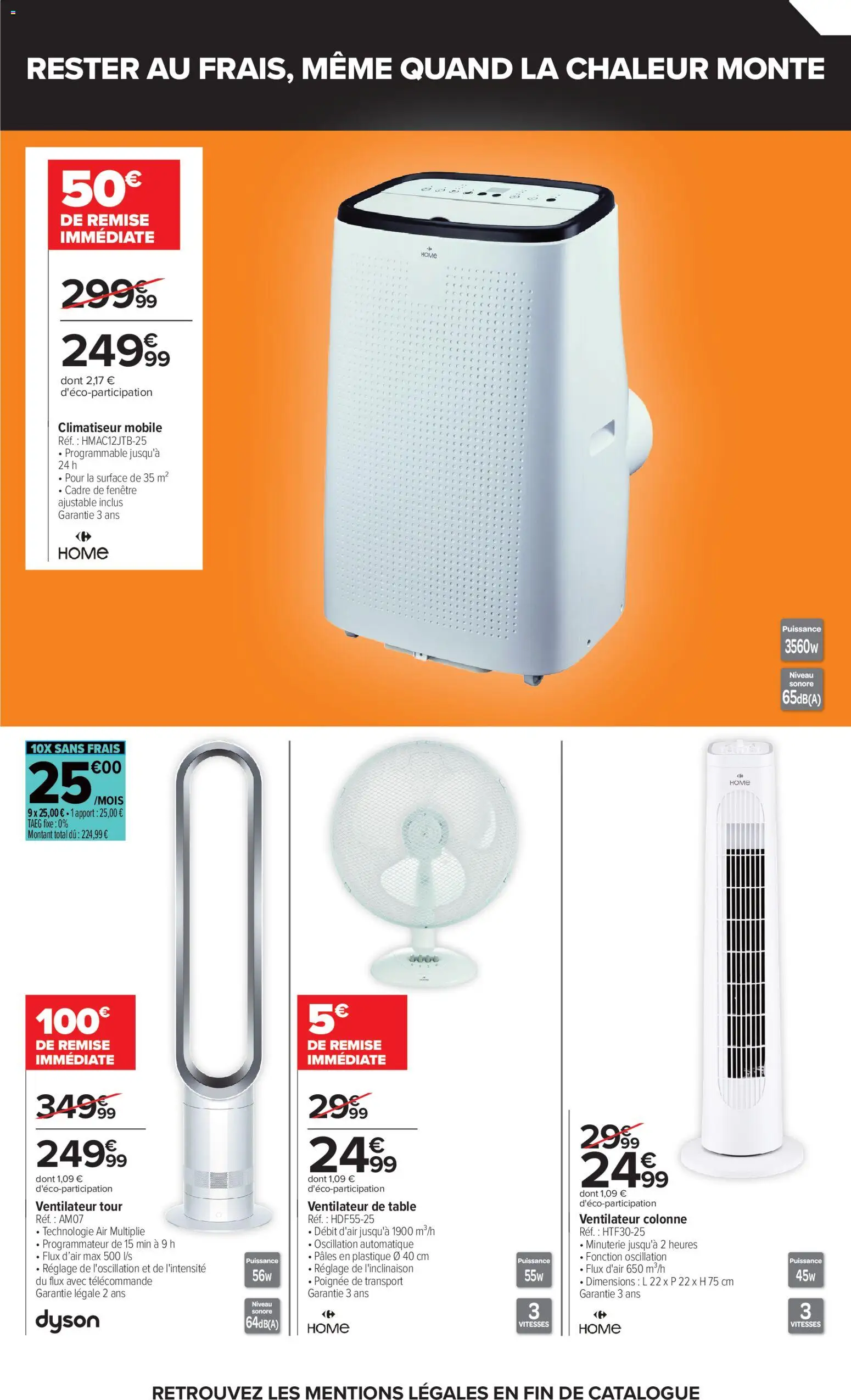 {H1} | Page: 17 | Produits: Ventilateur, Climatiseur, Table, Télécommande
