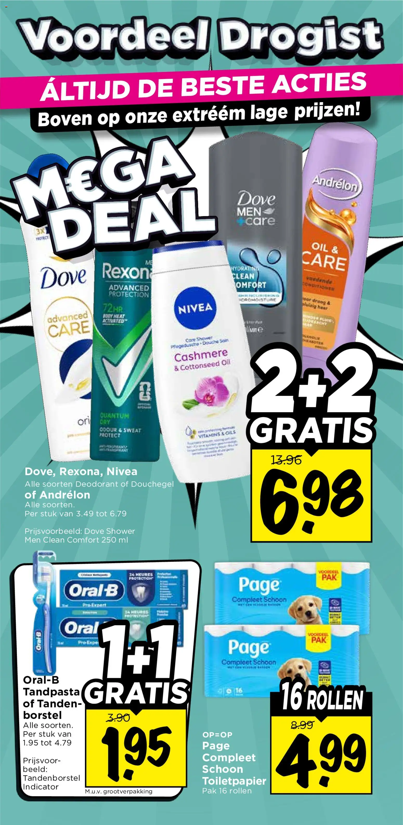 {H1} | Pagina: 7 | Producten: Deodorant, Tandpasta, Tandenborstel, Borstel