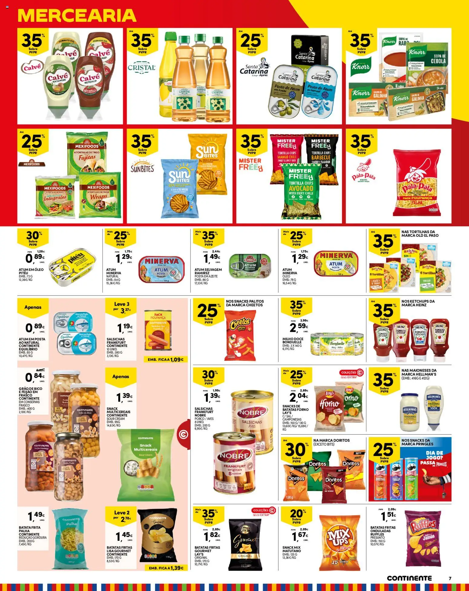 Continente Madeira │ válido de 16.06.2026 | Página: 7 | Produtos: Knorr, Cebola, Sopa, Maionese