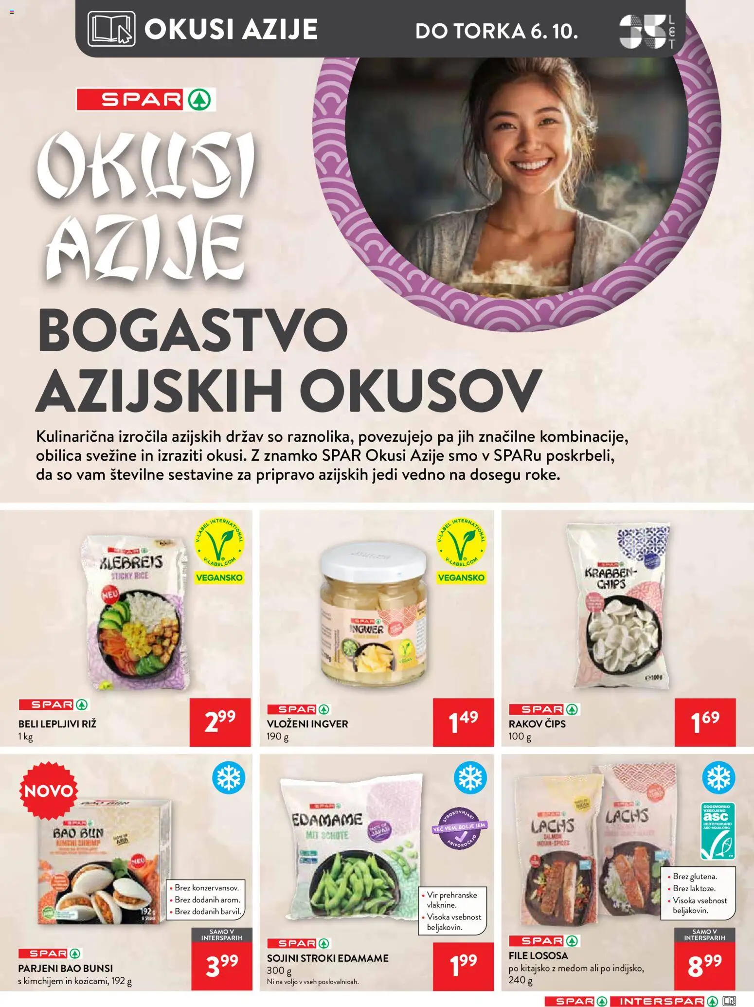 Novi Spar katalog ponudbe – veljaven od 30.09.2026 | Stran: 4 | Izdelki: Ingver, Riz, Cips