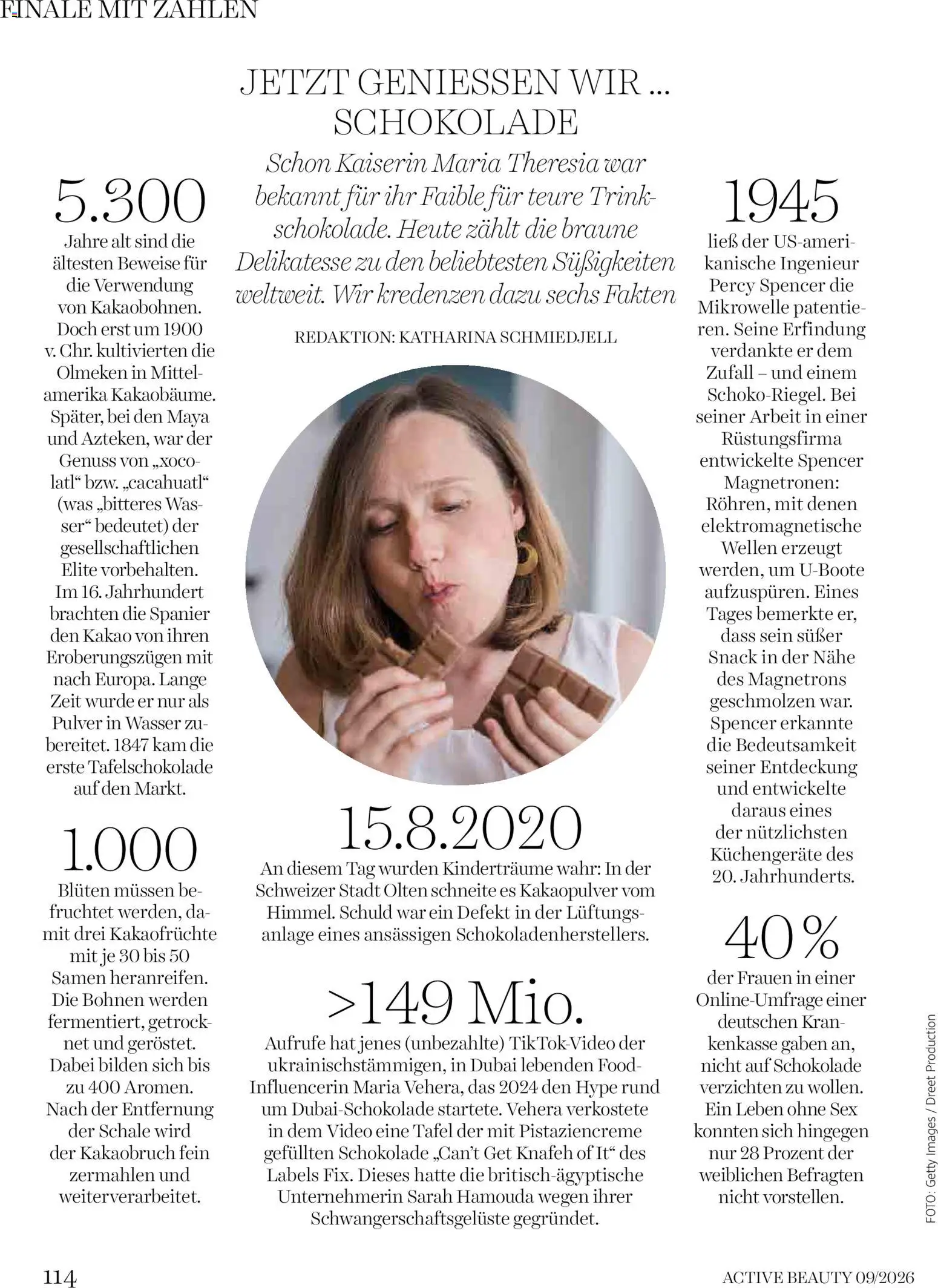 dm drogerie markt Active Beauty Magazin 09/2026 gültig ab 01.09.2026 | Seite: 114 | Produkte: Süßigkeiten, Wasser, Video, Mikrowelle