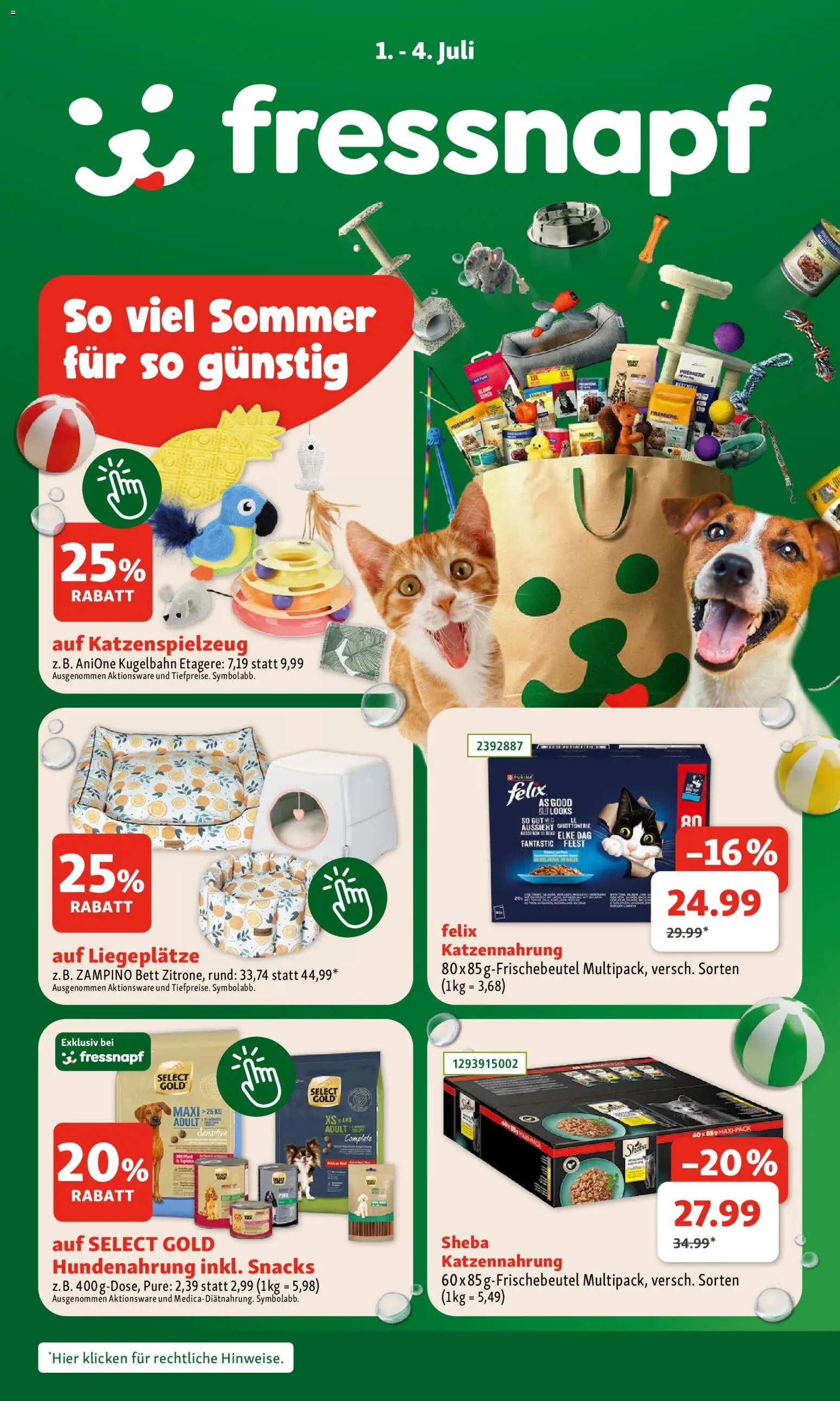 Fressnapf Flugblatt gültig ab 01.07.2026 | Seite: 1