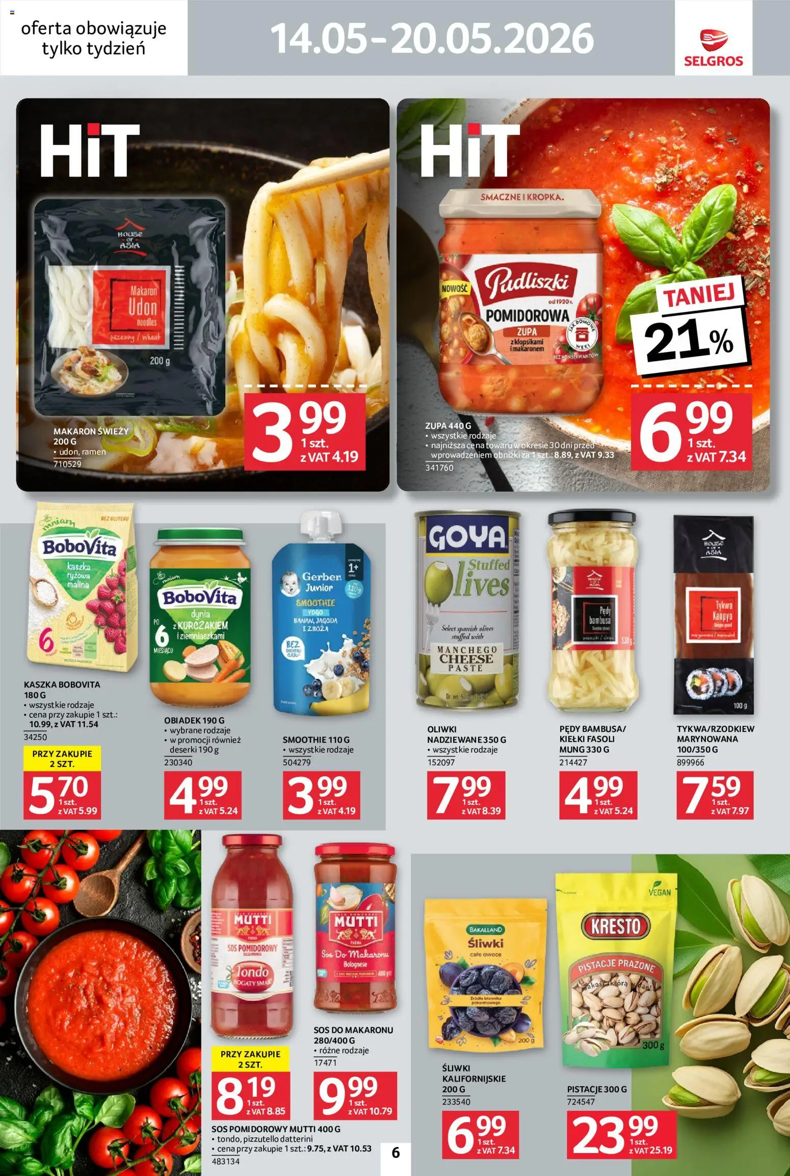 Selgros cash&carry gazetka - Jeszcze więcej super promocji od 14.05.2026 | Strona: 6