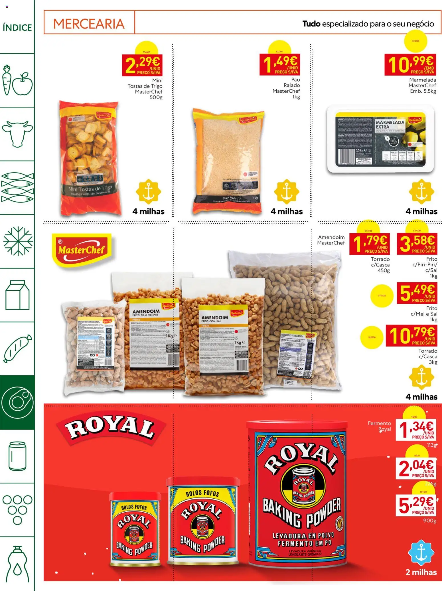 Recheio Horeca │ válido de 29/09/2026 | Página: 16 | Produtos: Marmelada, Pão ralado, Fermento em pó, Pão