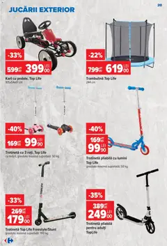 Ofertele Carrefour valabile de la 26.08.2026 | Pagină: 21 | Produse: Top, Trotinetă, Lumini