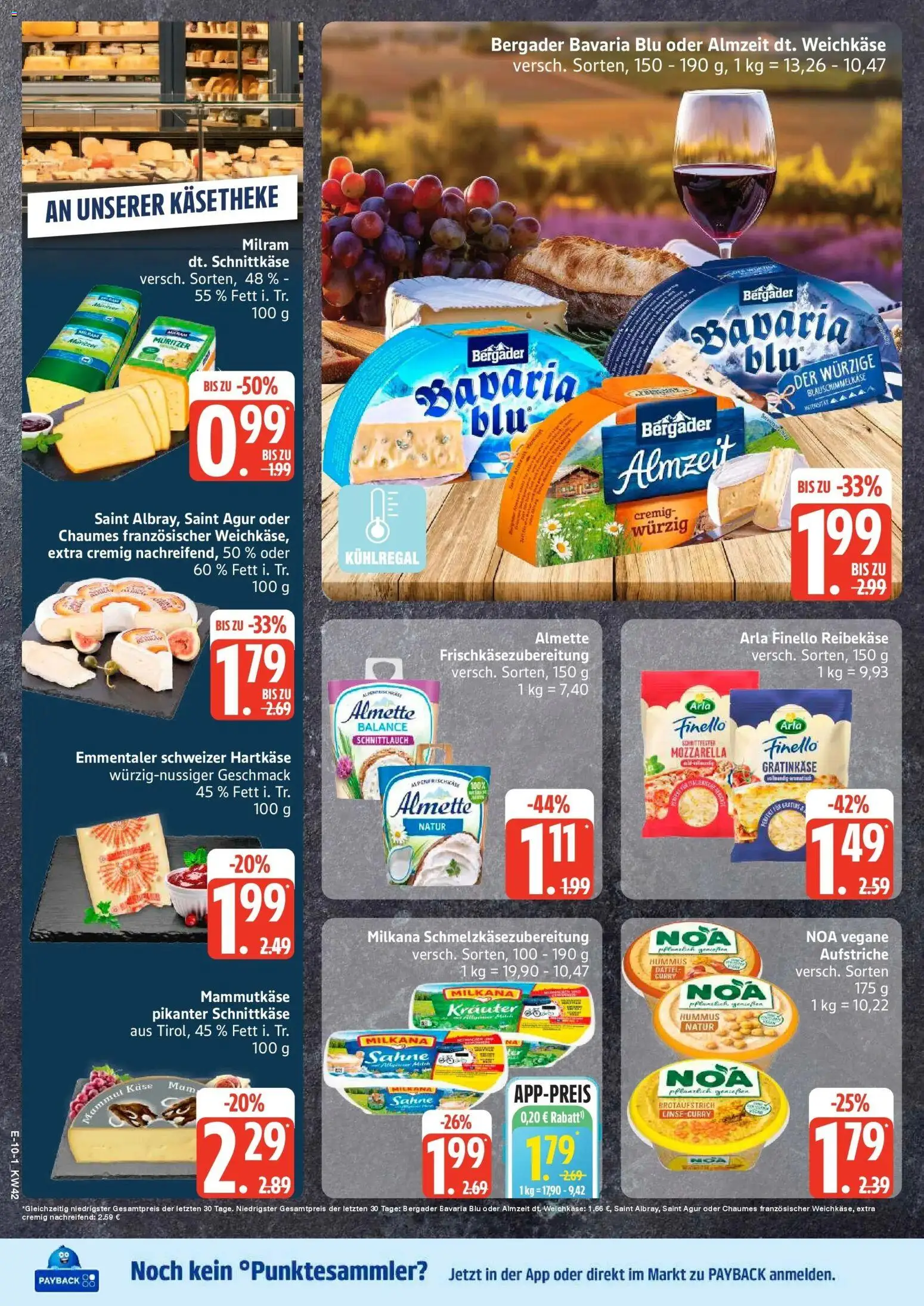 Edeka Prospekt Neu Wulmstorf (ab 12.10.2026) » Angebote Online | Seite: 15 | Produkte: Almette, Käse, Brot, Sahne