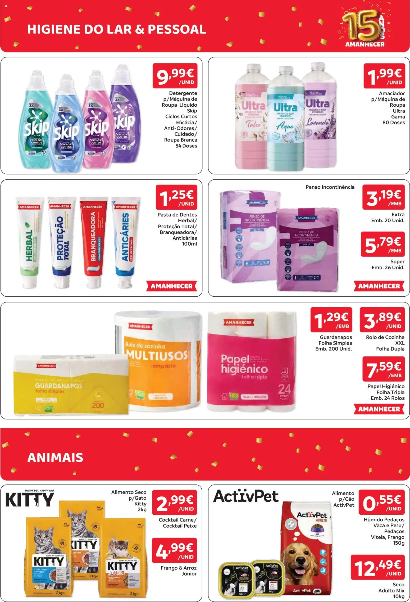 Amanhecer folheto Madeira │ válido de 22/10/2026 | Página: 12 | Produtos: Frango, Pasta de dentes, Detergente, Peixe