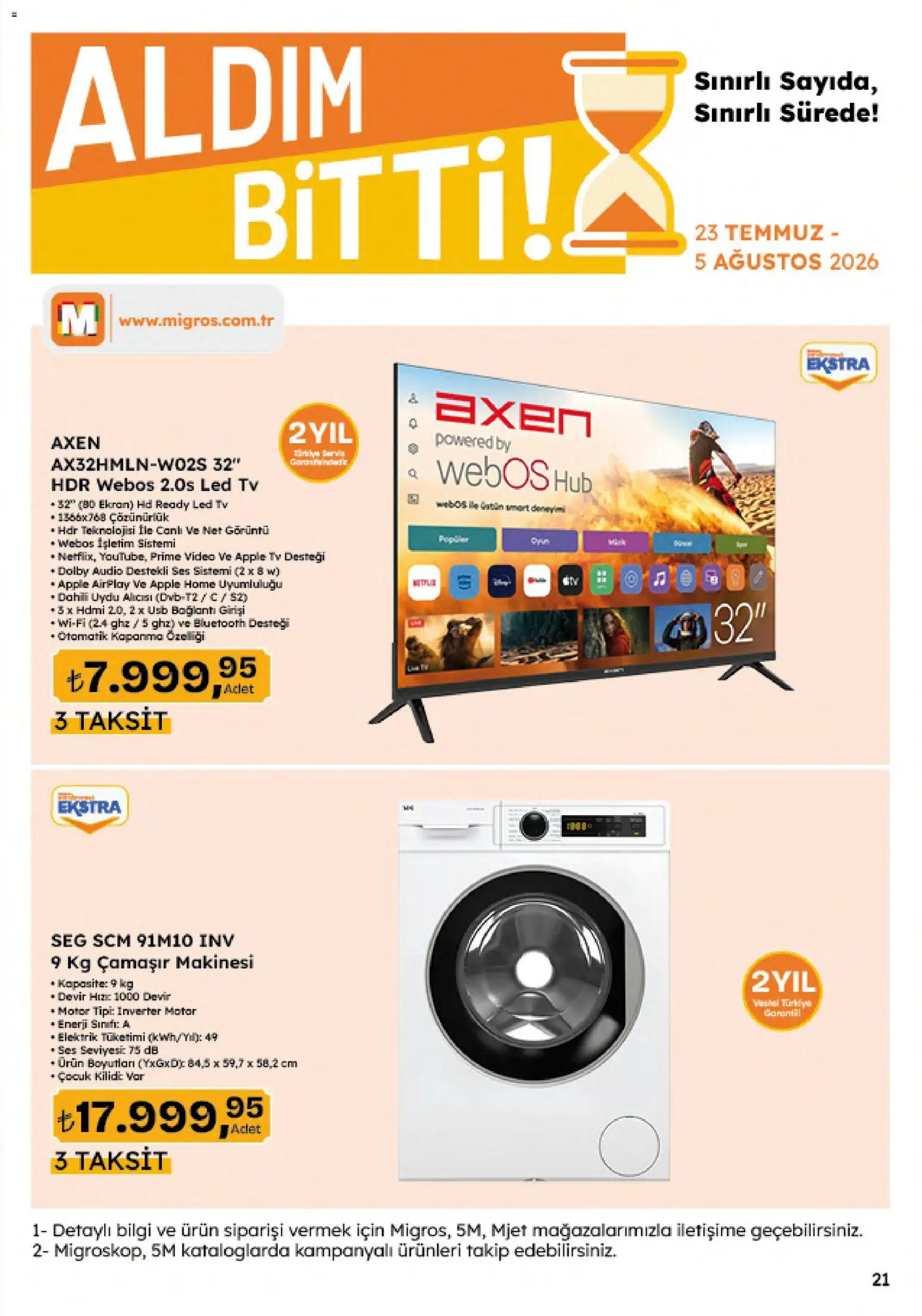 Migros Katalog - Migroskop - 23 Temmuz 2026 tarihinden itibaren geçerlidir | Sayfa: 125