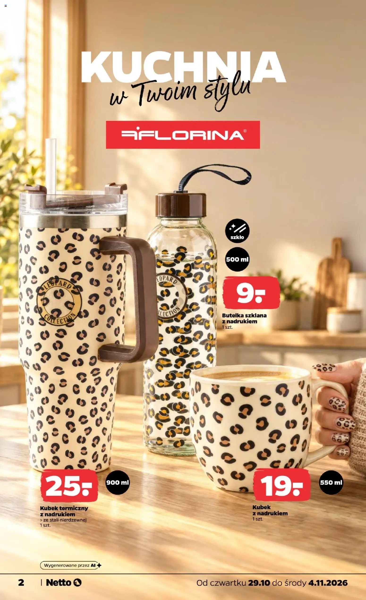 Netto gazetka od czwartku NonFood od 29.10.2026 | Strona: 2 | Produkty: Kubek termiczny