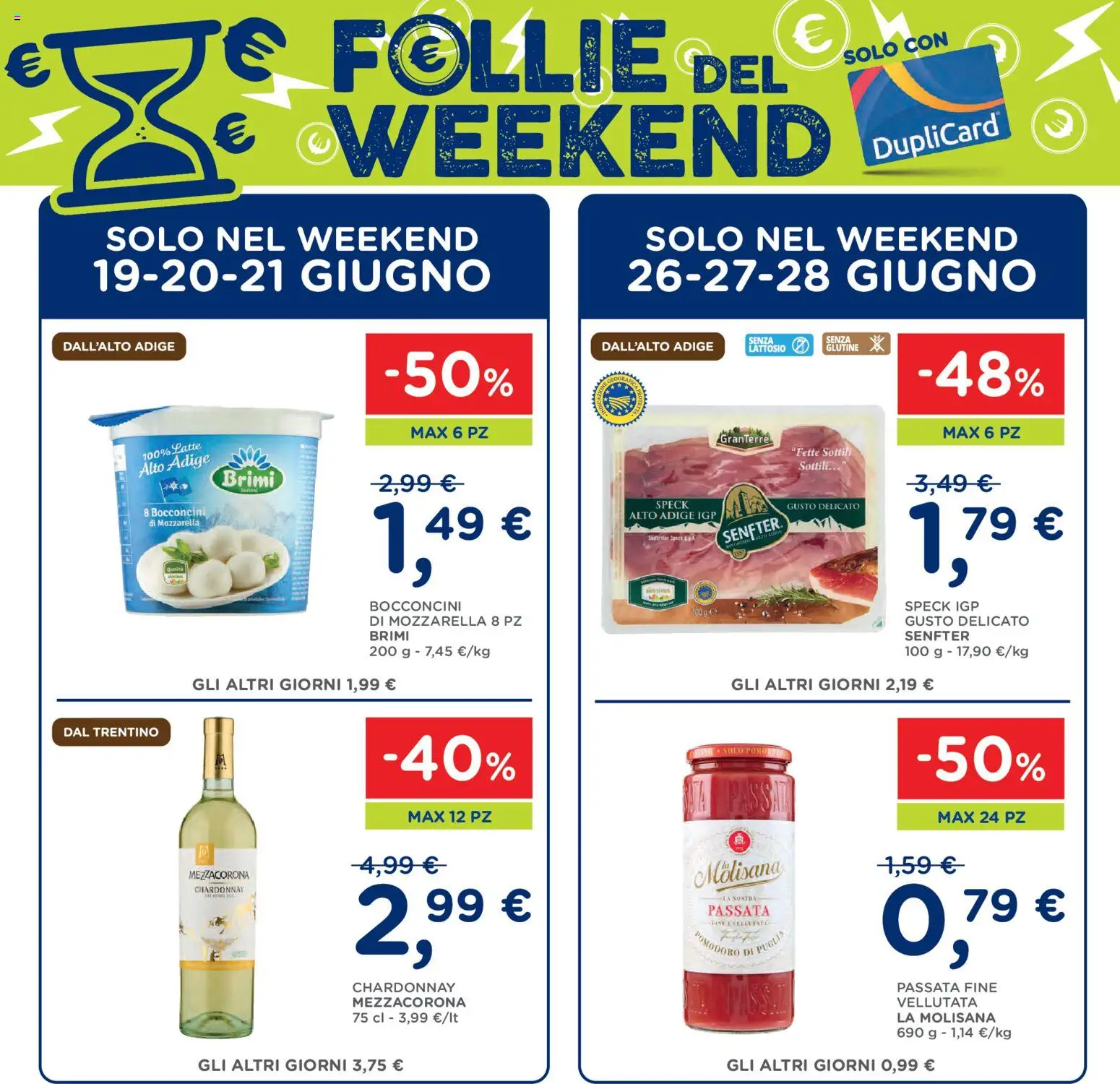 Volantino Poli del 17/06/2026 | Pagina: 11 | Prodotti: Speck, Mozzarella, Latte