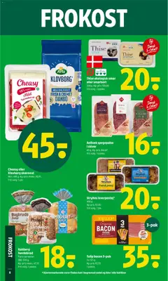 Aalbæk spegepølse i skiver, 60 g. Kg-pris 266,67. Frit valg. 1 pakke. gyldig fra 14.05.2026 | Side: 10