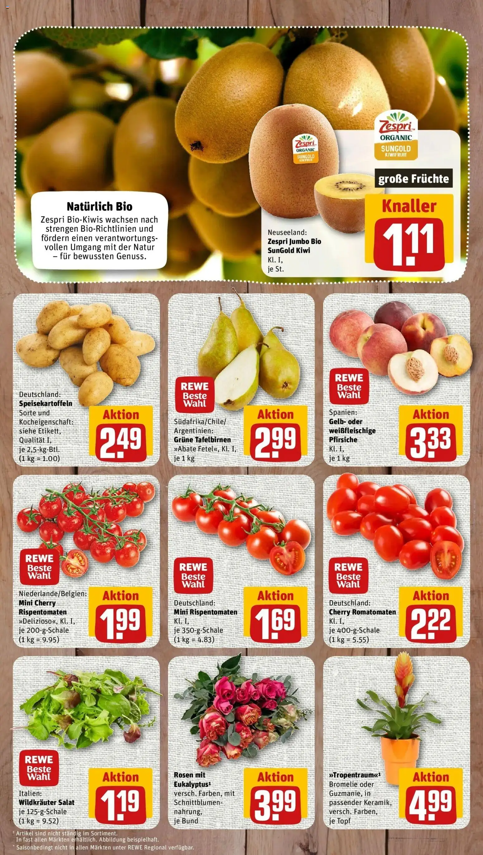 Rewe Prospekt Maintal / Bischofsheim – gültig ab 13.07.2026 | Seite: 3 | Produkte: Kiwi, Salat