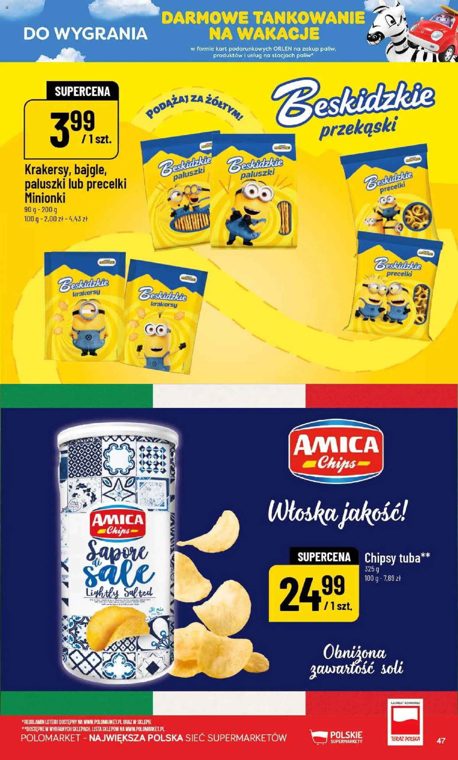POLOmarket gazetka od 15.07.2026 | Strona: 47 | Produkty: Chipsy, Przekąski, Paluszki, Krakersy