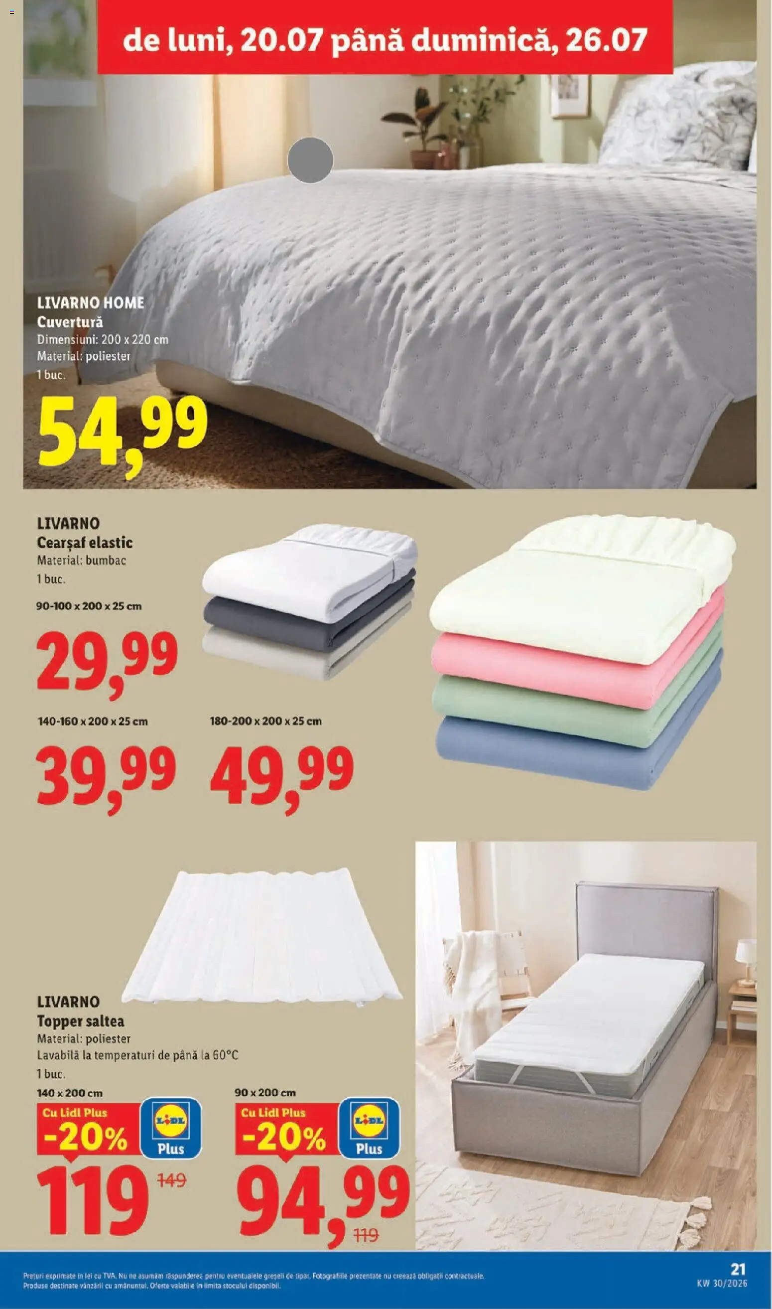 Noul catalog Lidl – valabil de la 20.07.2026 | Pagină: 21