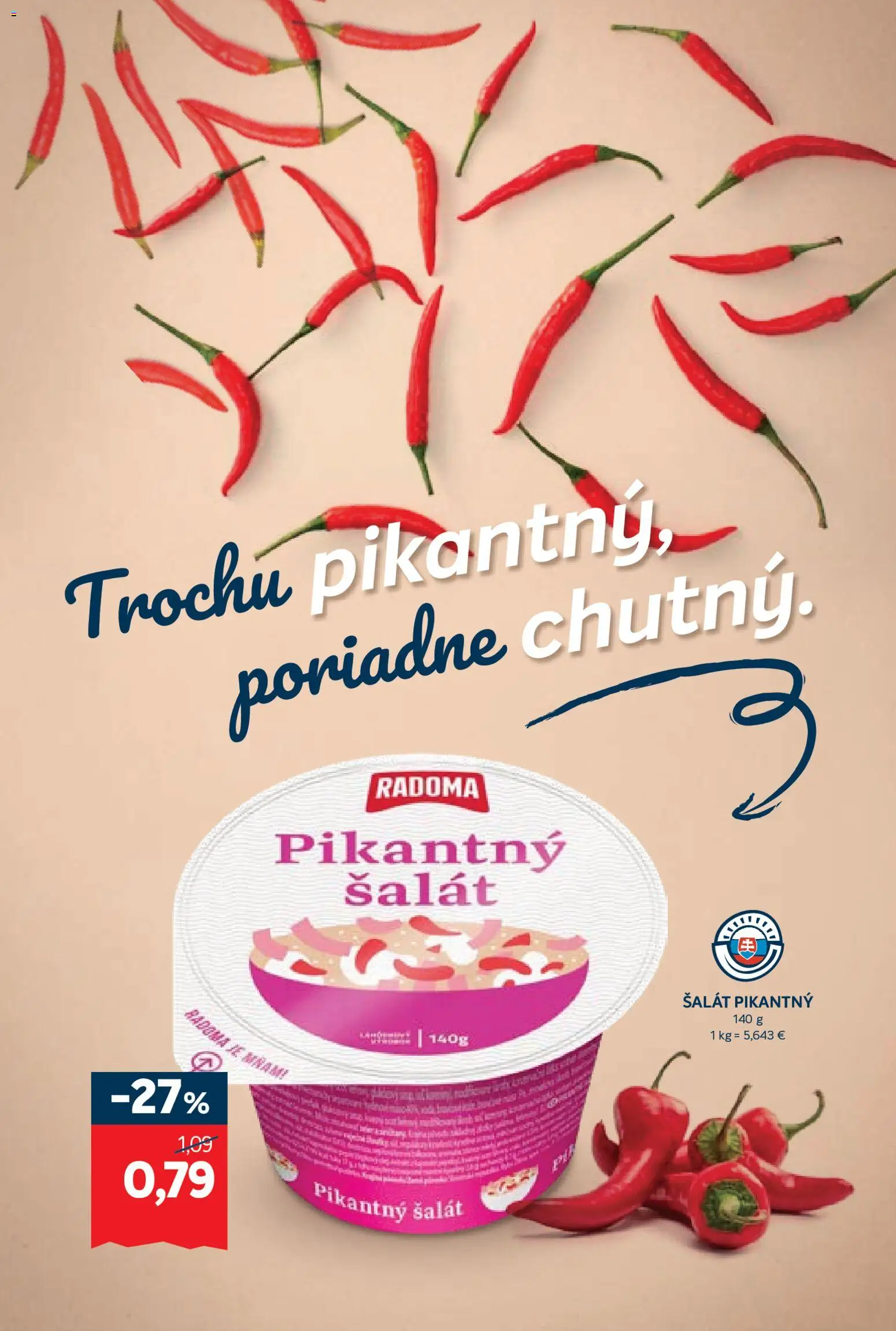 Nové Kraj akcie – leták je platný od 27.08.2026 | Strana: 8 | Produkty: Šalát