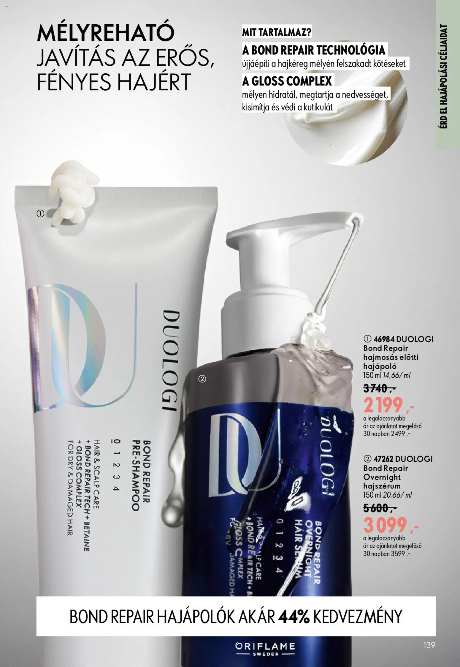Oriflame akciós ujság - amely érvényes a következő dátumtól: 2026.09.09. | Oldal: 139