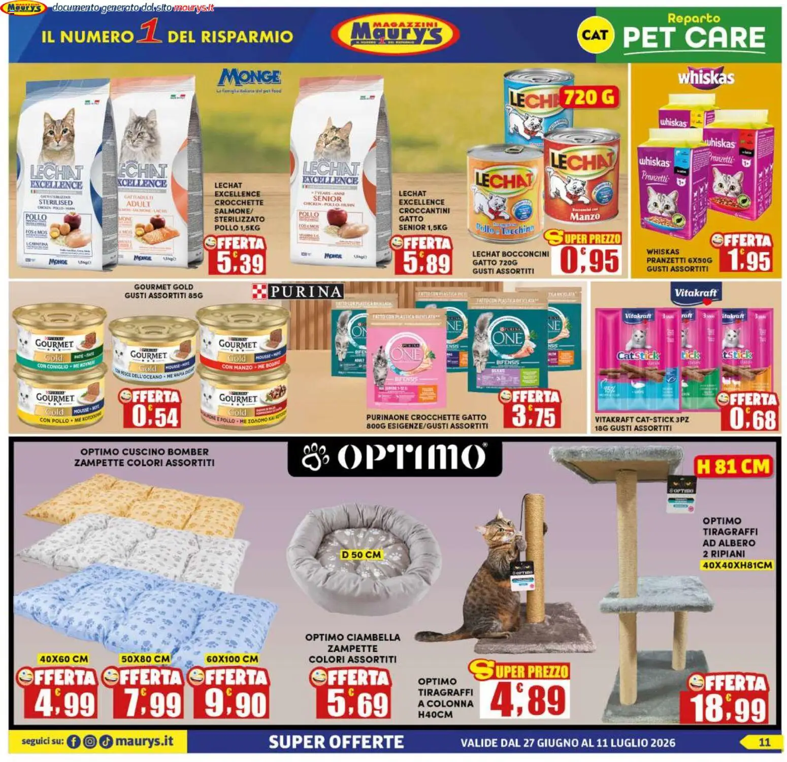 Volantino Maury's del 27/06/2026 | Pagina: 11