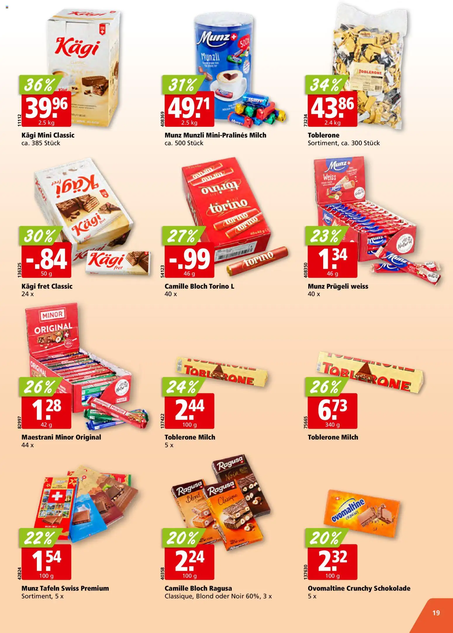 Aligro aktionen – gültig ab 28.09.2026 | Seite: 19 | Produkte: Milch, Schokolade