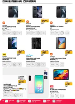 Senukai leidinys galioja nuo 2026.09.23 | Puslapis: 34 | Prekių: Planšetinis kompiuteris, Telefonas, Išmanusis telefonas, Kompiuteris