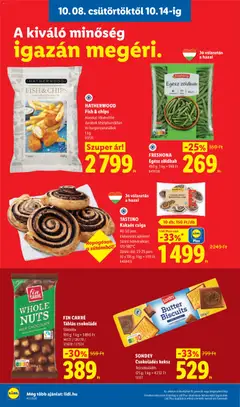 Lidl akciós újság - amely érvényes a következő dátumtól: 2026.10.08. | Oldal: 10