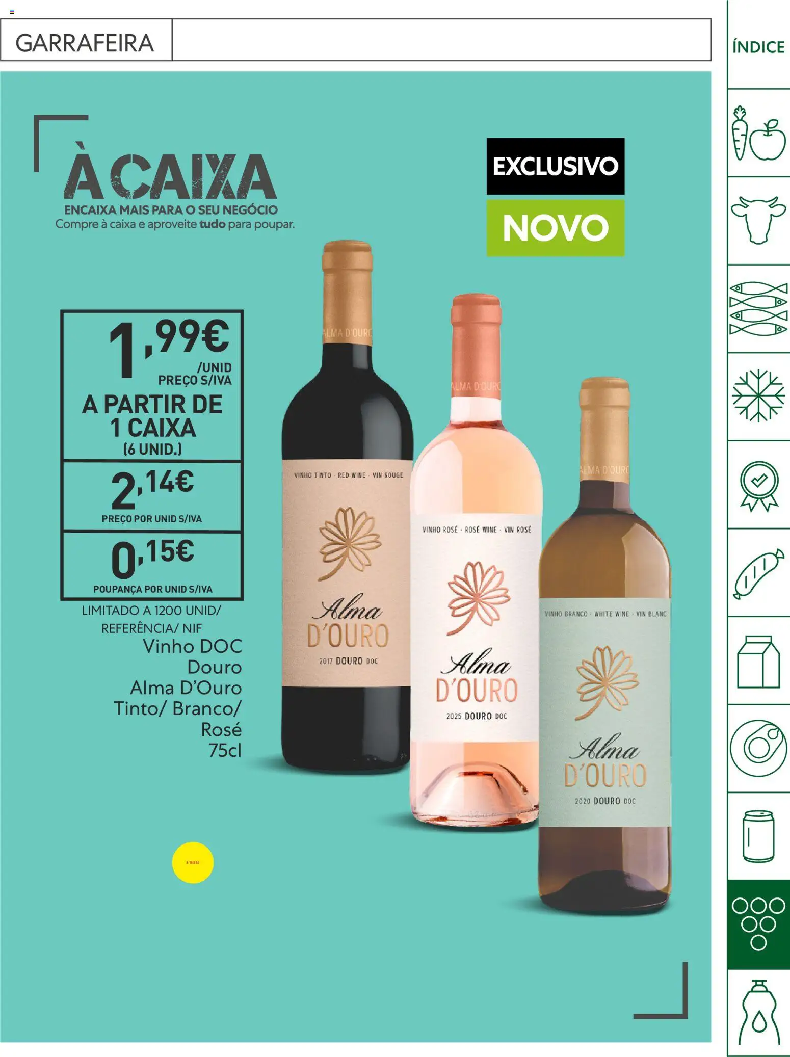 Recheio Horeca Madeira │ válido de 07/07/2026 | Página: 25 | Produtos: Caixa, Vinho, Vinho tinto