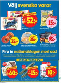 Vispgrädde, ICA. 2.5 dl. 36%. Does not apply to lactose-free. - Förhandsvisning av reklamblad från butik ICA Maxi aktuell från 01.06.2026 | Sida: 10 | Produkter: Choklad, Potatis, Glass, Gurka