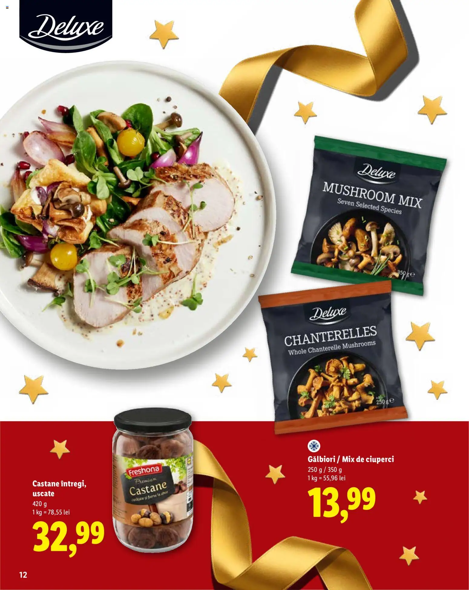 Noul catalog Lidl – valabil de la 19.10.2026 | Pagină: 12 | Produse: Ciuperci, Deluxe