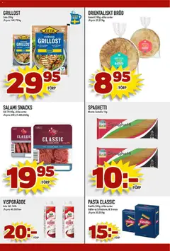 Matdax erbjudanden - Förhandsvisning av reklamblad från butik Matdax aktuell från 17/08/2026 | Sida: 19 | Produkter: Chips, Mjölk, Spaghetti, Grädde
