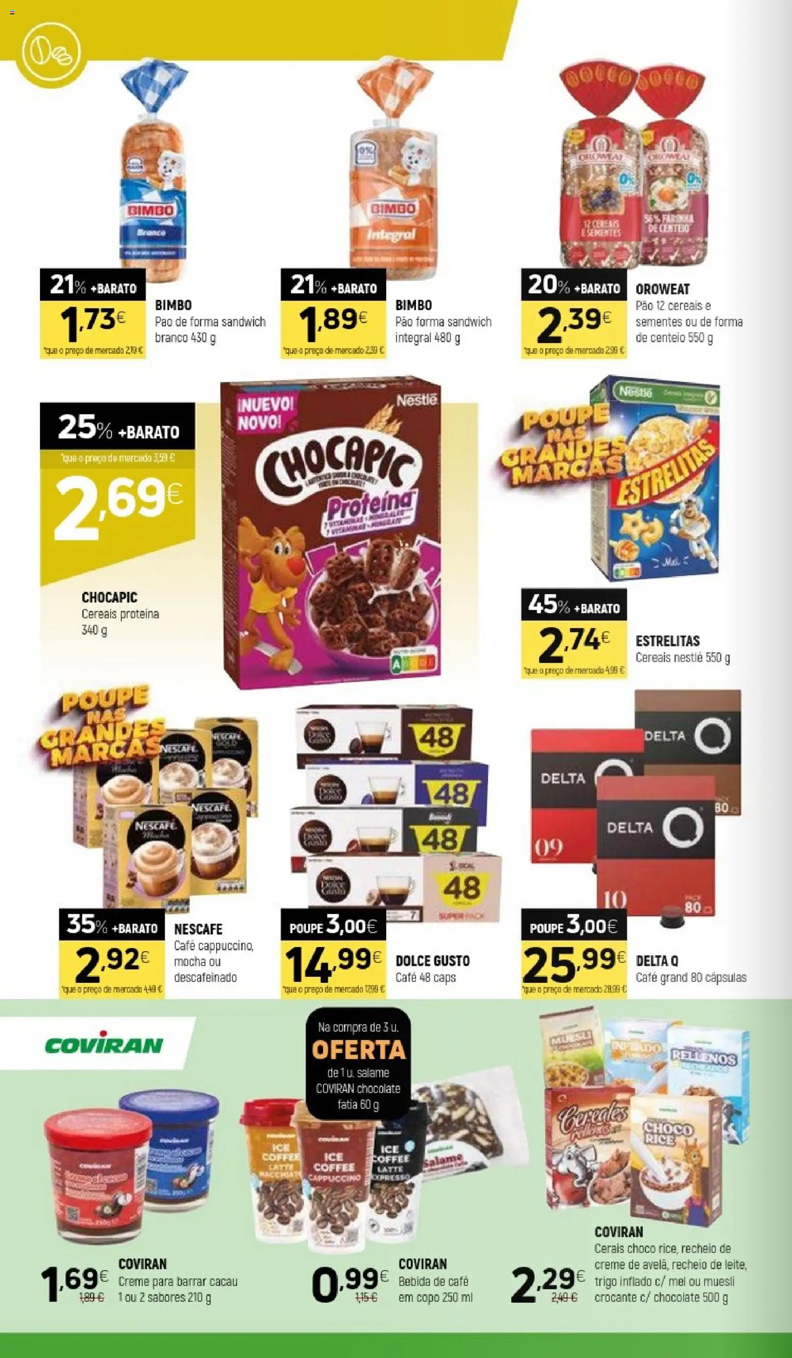 Coviran folheto │ válido de 14/07/2026 | Página: 12 | Produtos: Pão de forma, Centeio, Café, Mel