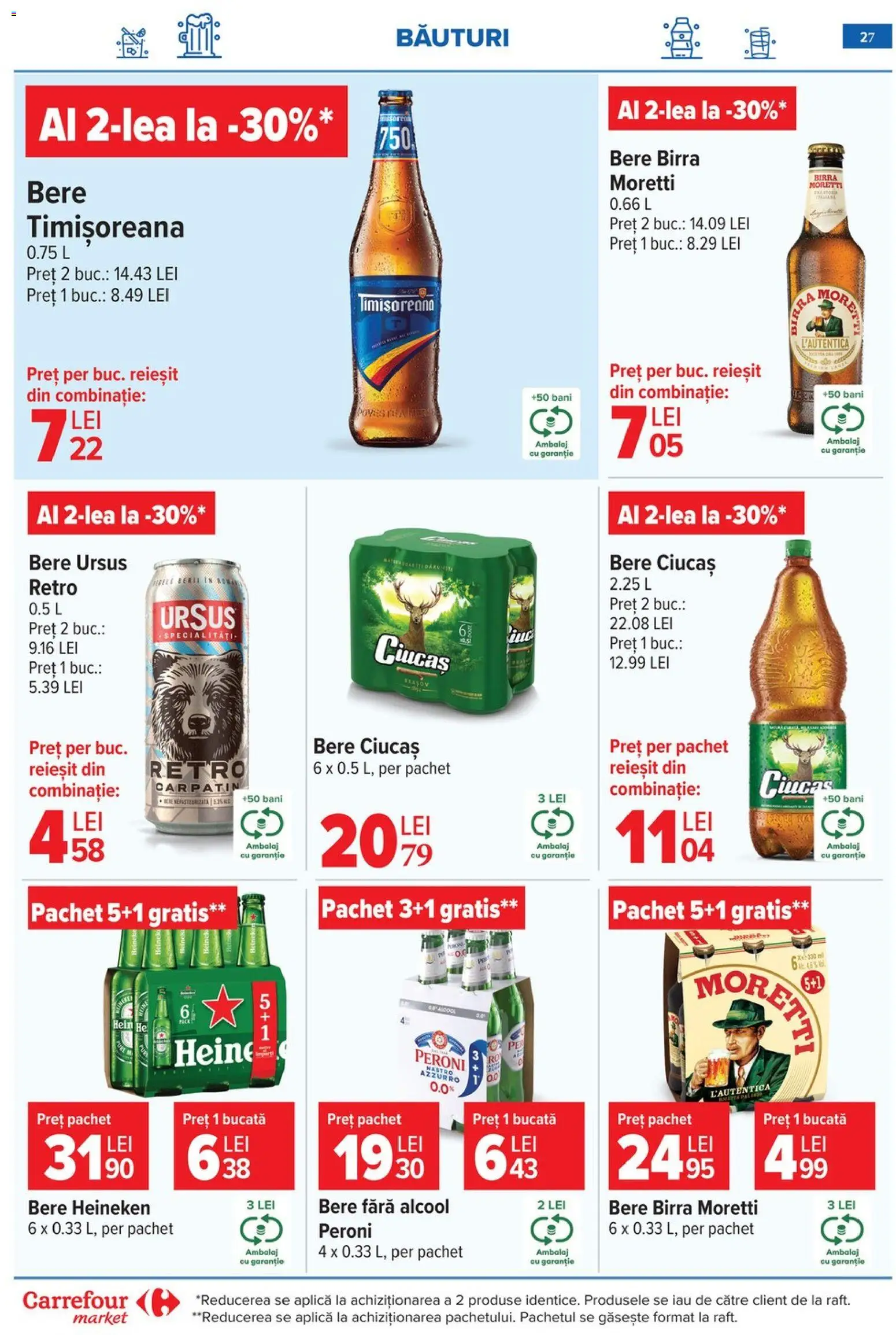 Noul catalog Carrefour – valabil de la 10.06.2026 | Pagină: 27 | Produse: Bere