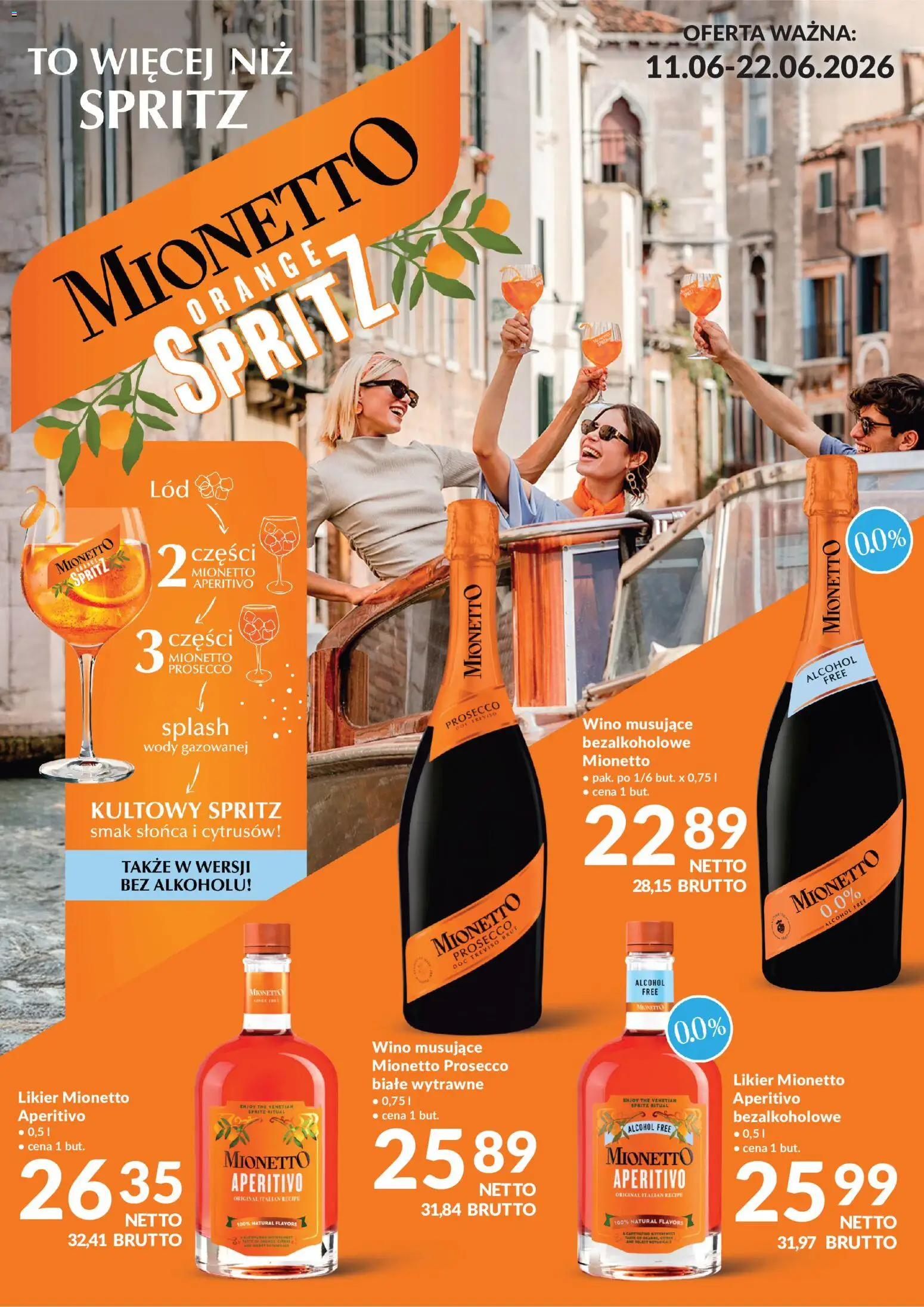 Makro gazetka - Henkell od 11.06.2026 | Strona: 1 | Produkty: Sprite, Mionetto prosecco, Wino, Prosecco