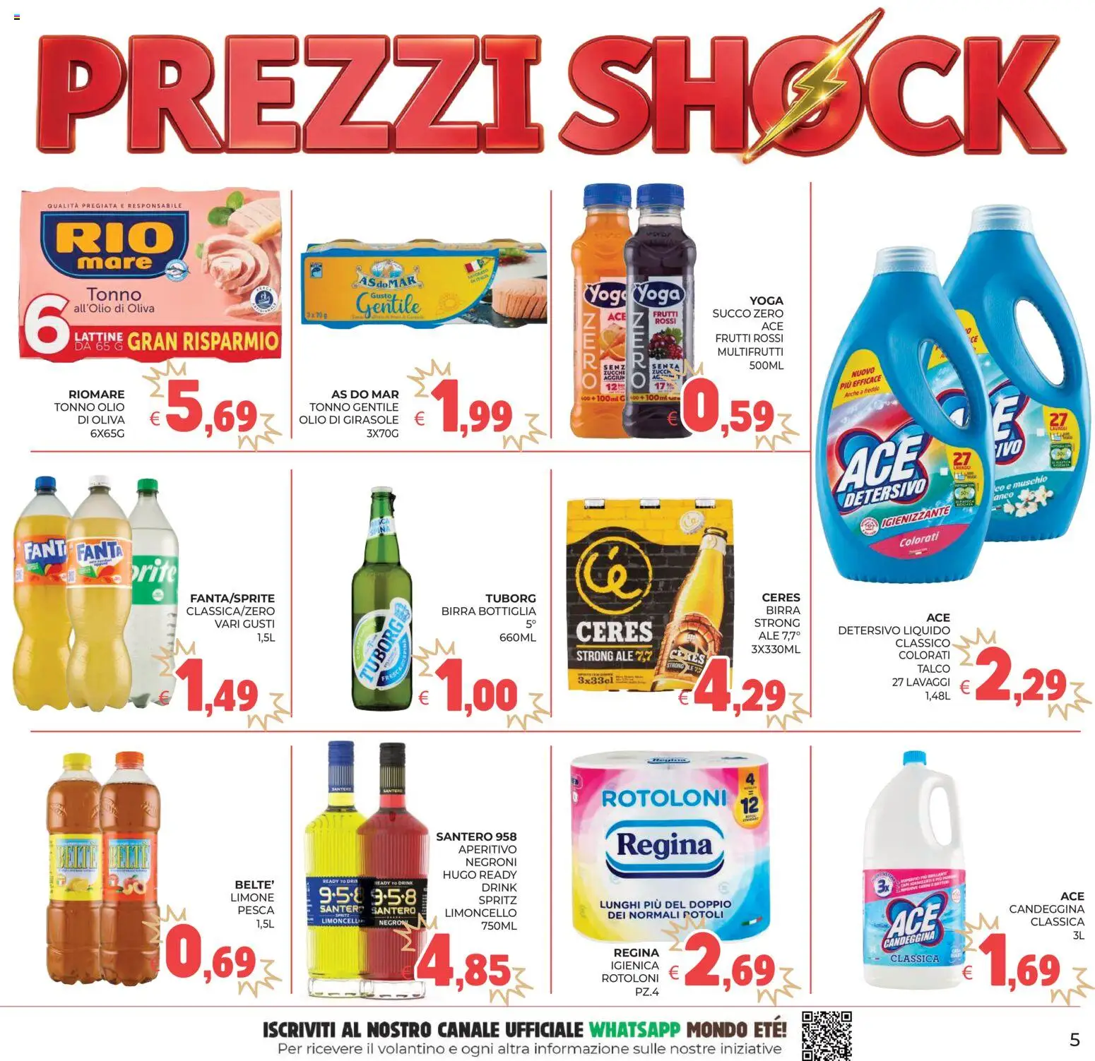 Volantino Eté del 12.05.2026 | Pagina: 5 | Prodotti: Olio, Limoncello, Bottiglia, Aperitivo