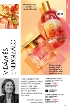 Katalógus Oriflame 2026/12 - amely érvényes a következő dátumtól: 2026.08.19. | Oldal: 45 | Termékek: Kókusztej, Parfüm, Tea, Eper