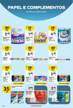 Pré-visualização Continente Limpeza do Lar: Preços sempre baixos válido de 12.05.2026 | Página: 24