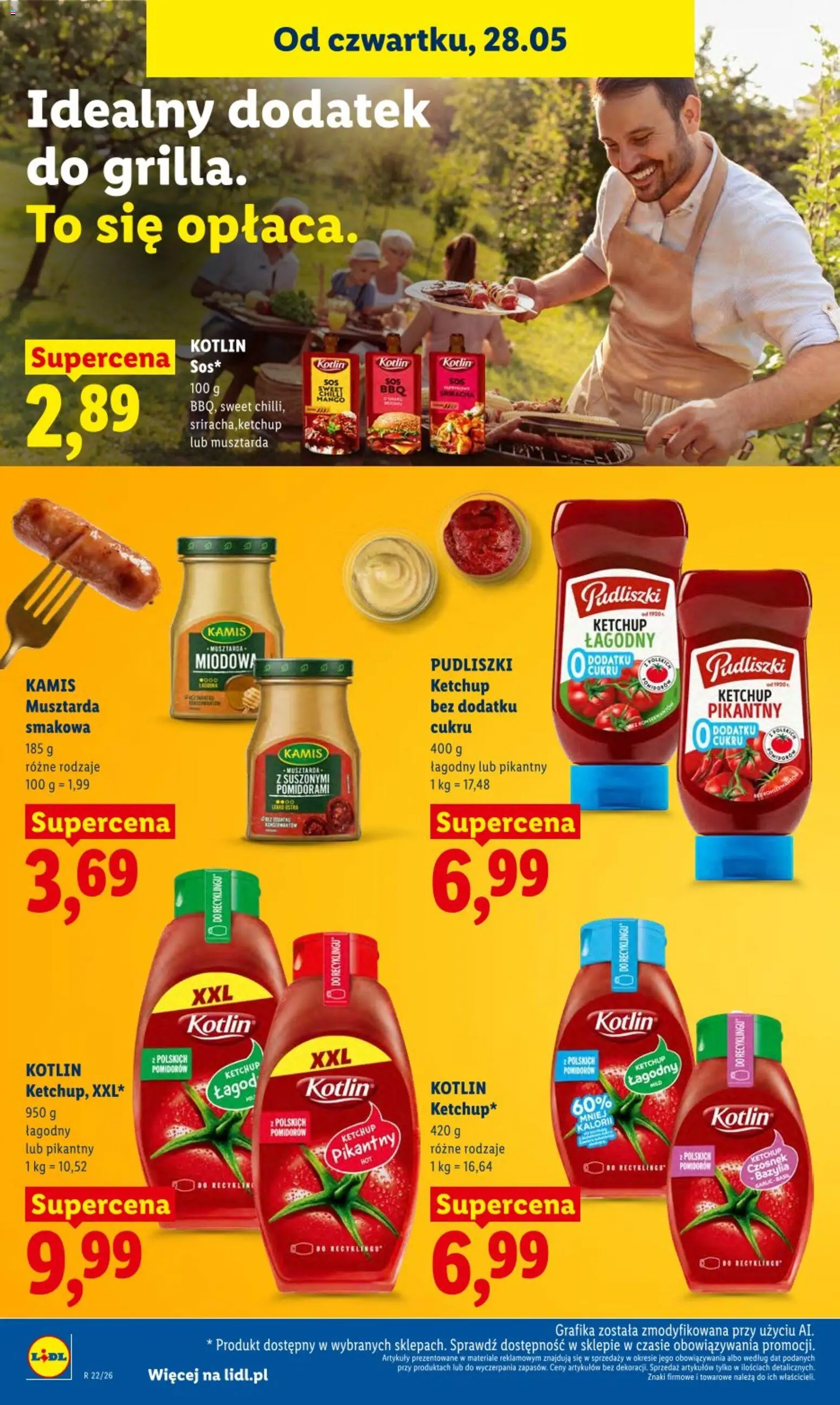 Lidl gazetka od 28.05.2026 | Strona: 52 | Produkty: Czosnek, Ketchup, Bazylia, Musztarda