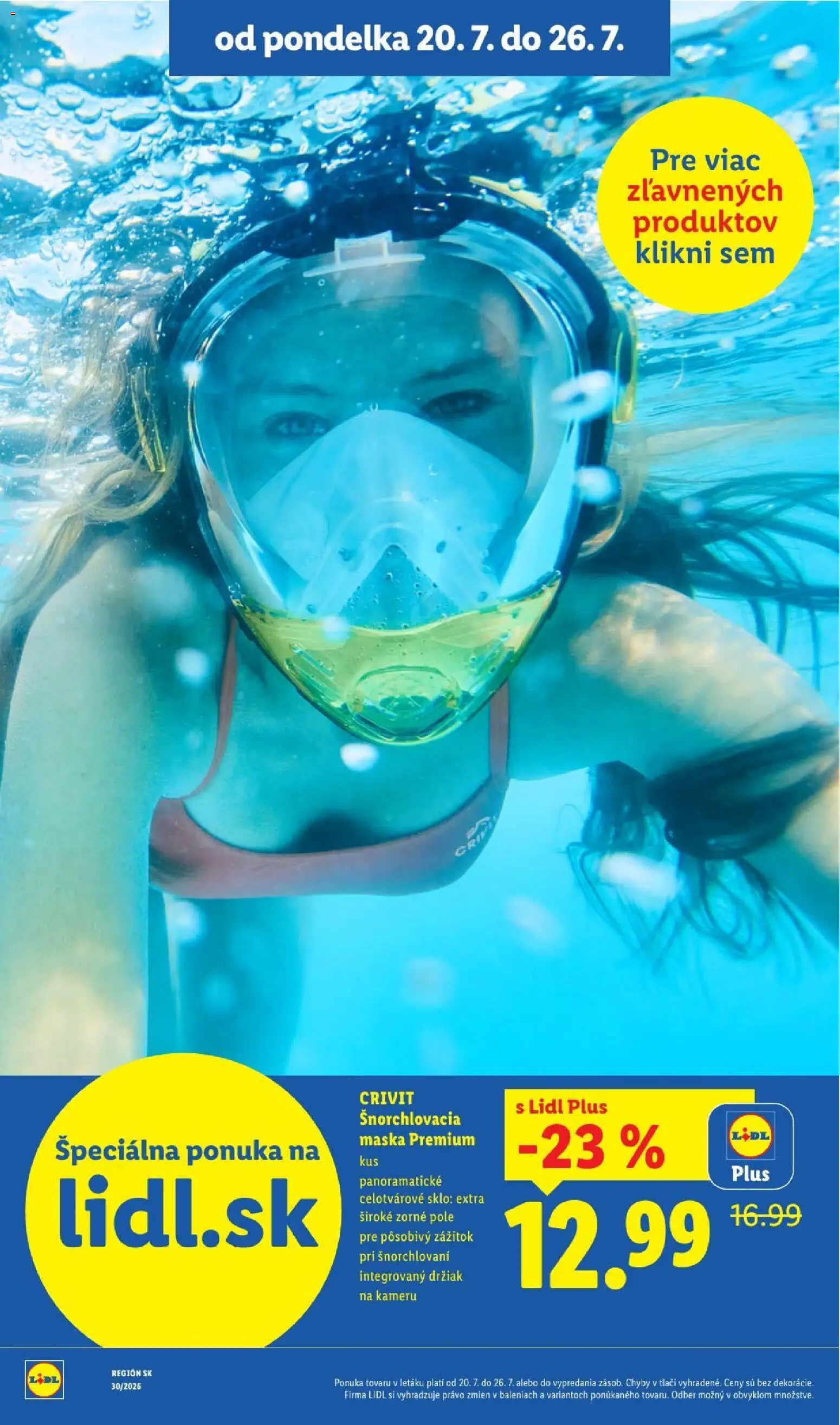 Nové Lidl akcie – leták je platný od 20.07.2026 | Strana: 6 | Produkty: Maska