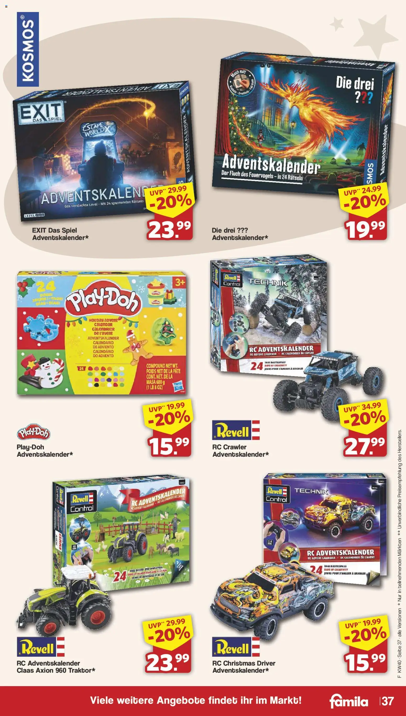Famila Nordwest Prospekt – gültig ab 28.09.2026 | Seite: 37 | Produkte: Spiel