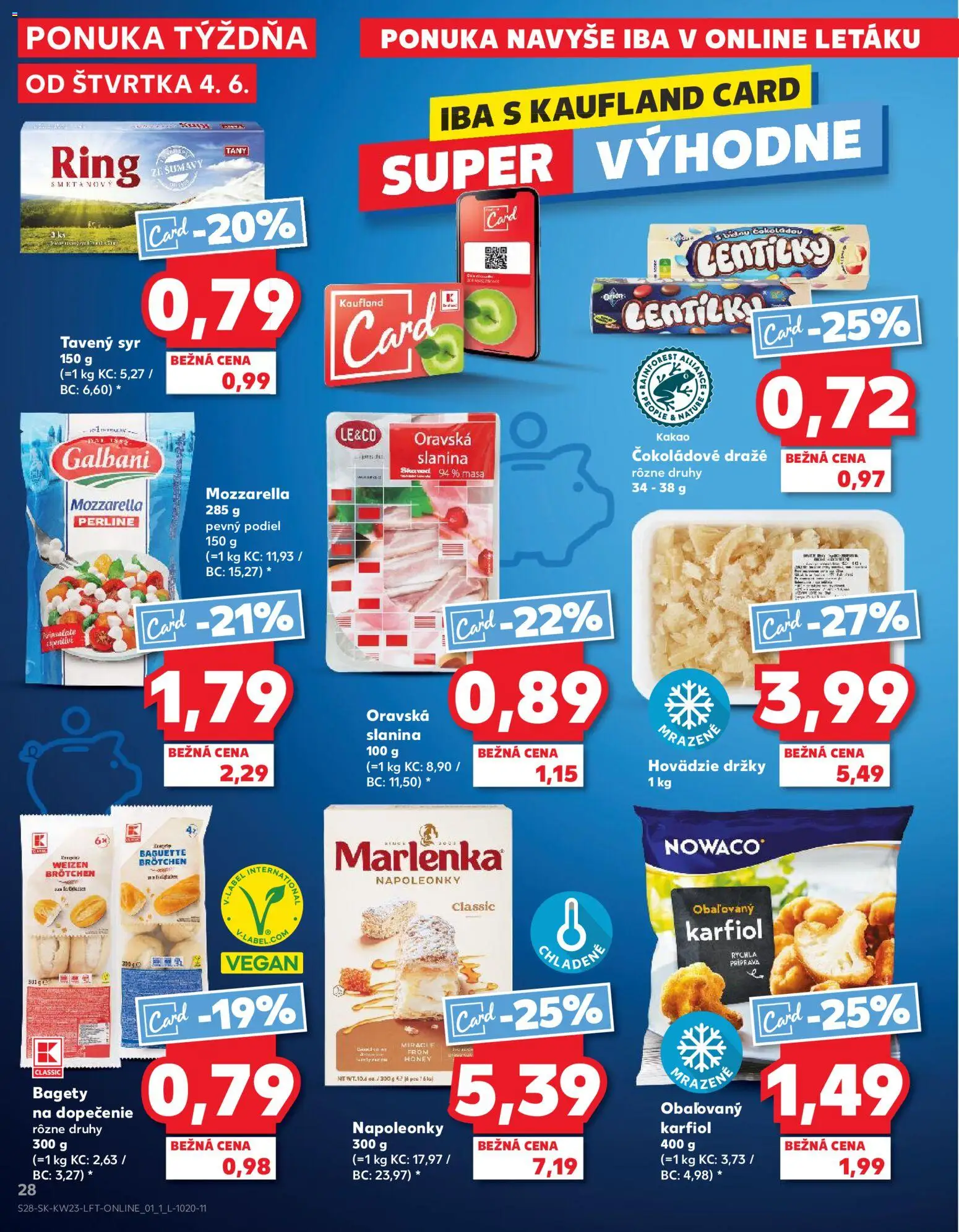 Nové Kaufland akcie – leták je platný od 04.06.2026 | Strana: 28