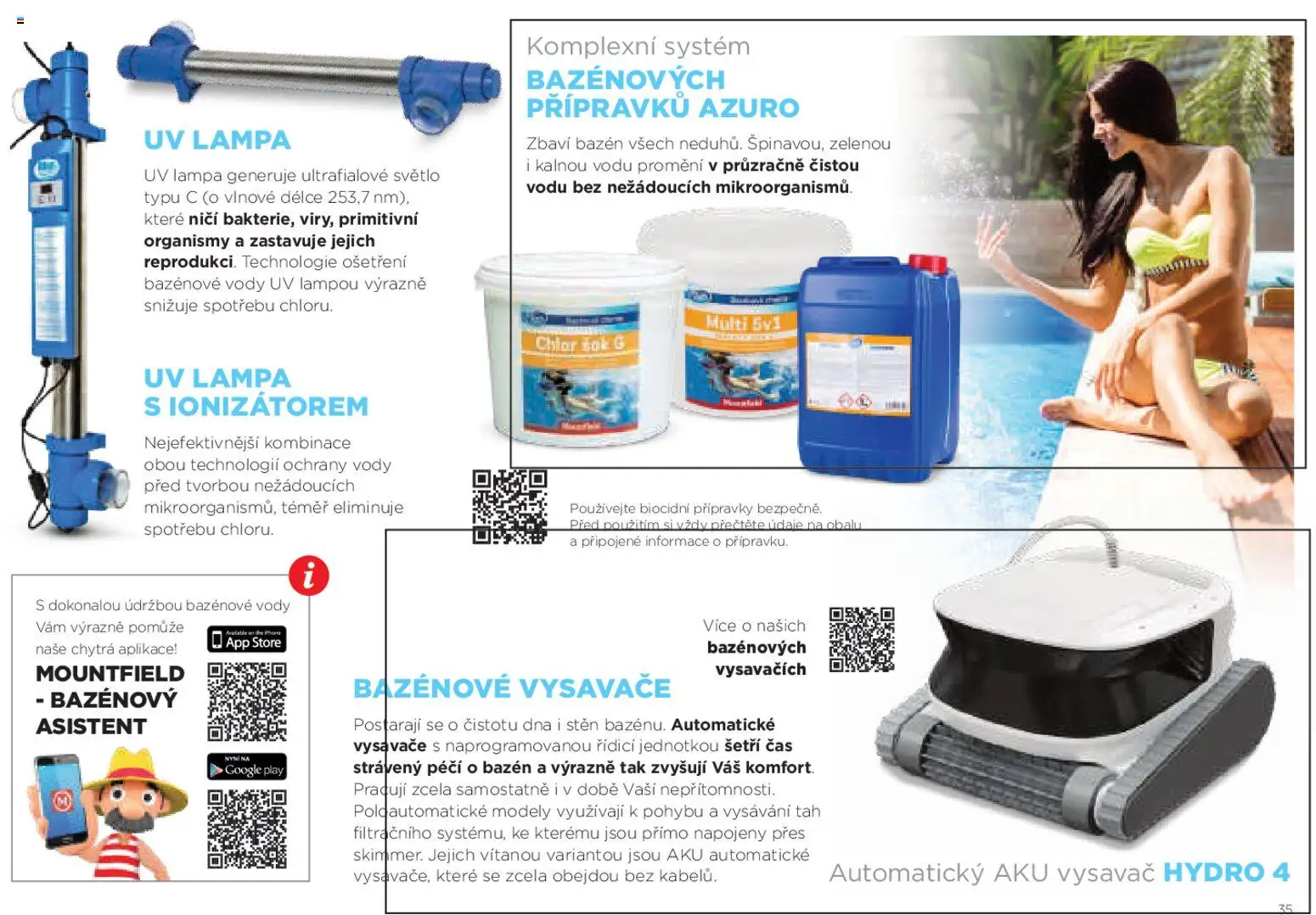 Mountfield leták - Bazény od 05.08.2026 | Strana: 35