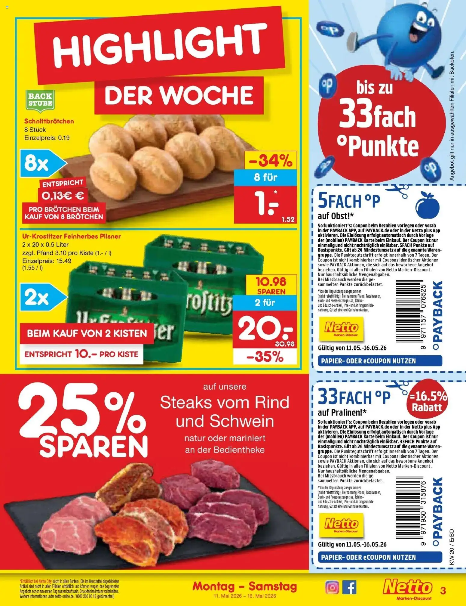 Netto Marken-Discount Prospekt Jena-Lobeda	 – gültig ab 10.05.2026 | Seite: 3 | Produkte: Obst